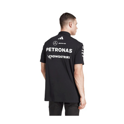 Polo hombre Team Mercedes AMG F1 2025 negro