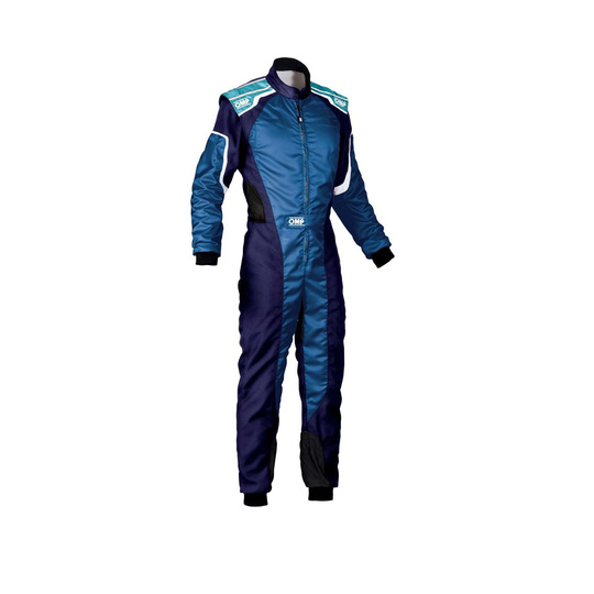 Traje de carreras OMP KS-3 MY19 azul (homologación CIK FIA)