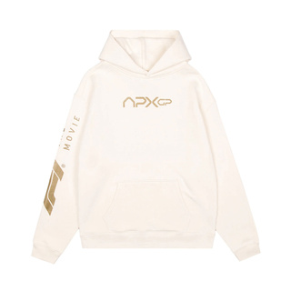 Sudadera con capucha Team Apex GP 2025 crema