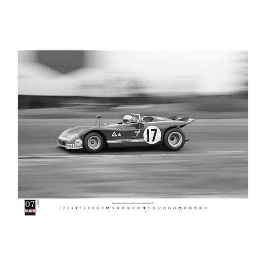  Calendario de pared Motorsport Classic McKlein 2026