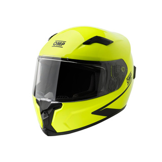 Casco cerrado de carreras OMP CIRCUIT EVO 2 amarillo