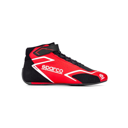 Botas de carreras Sparco SKID rojo (homologación FIA)