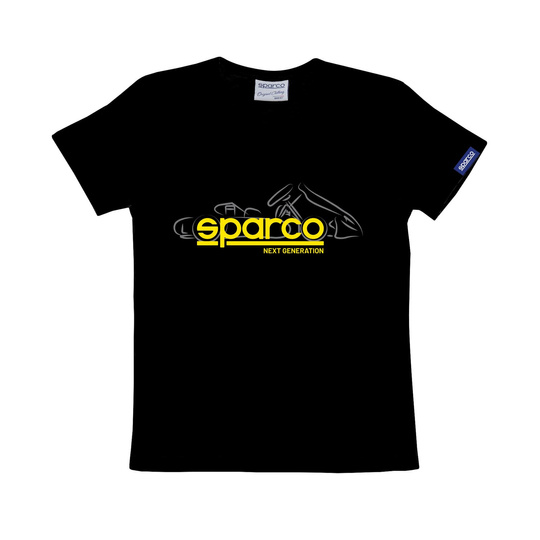 Camiseta T-shirt para niño Next Generation Sparco negro