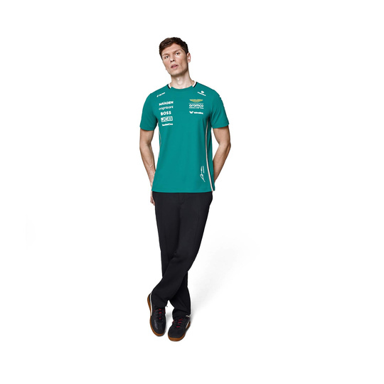 Camiseta Fernando Alonso Team Aston Martin F1 2025 para hombre