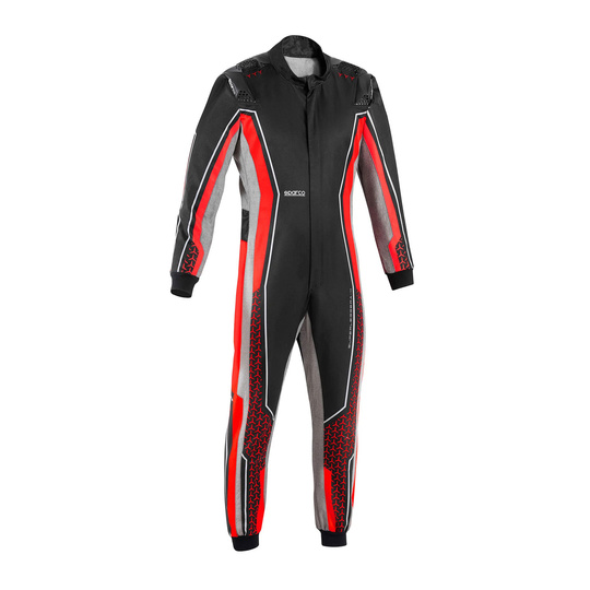 Traje de karting para niños Sparco Superleggera-K negro-rojo (FIA)