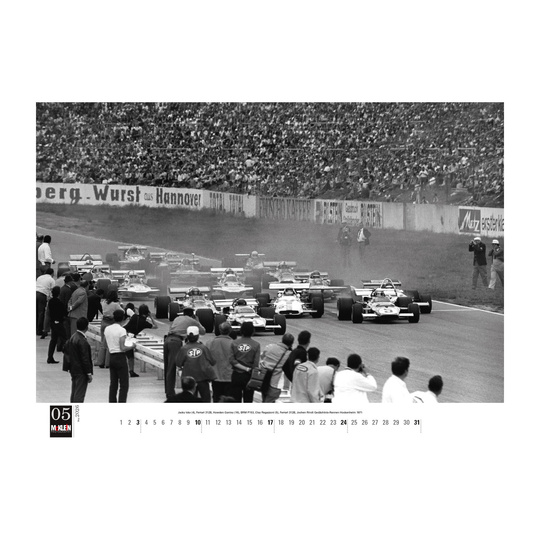  Calendario de pared Motorsport Classic McKlein 2026