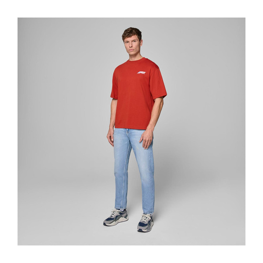 Camiseta Hombre Heritage Logo roja Formula 1 2025