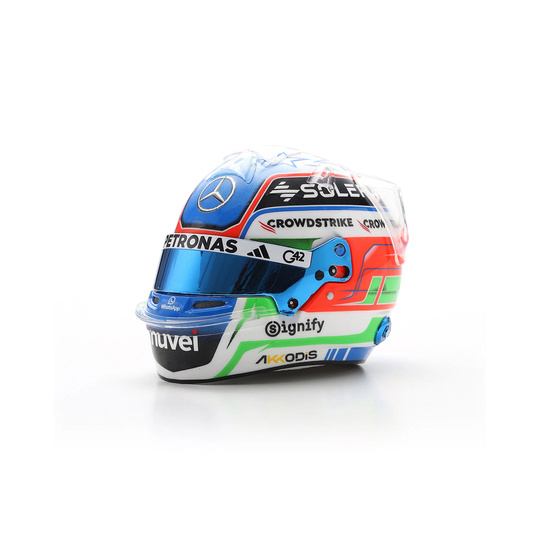 Casco de Kimi Antonelli de la Mercedes AMG Petronas 2025, escala 1:5