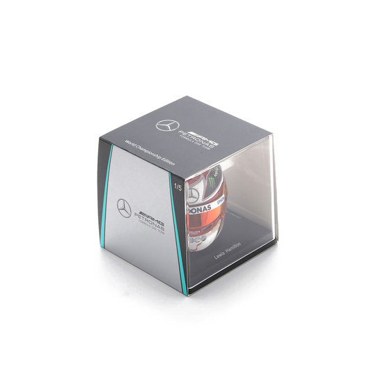 Casco de Lewis Hamilton de la Mercedes AMG Petronas para el Austin GP 2019, escala 1:5