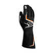 Guantes de carreras Sparco TIDE MY20 negro-naranja (homologación FIA)