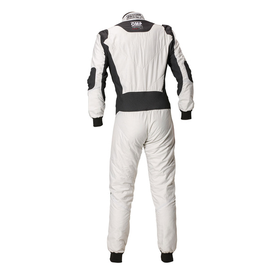 Traje de carreras OMP TECNICA SUPERLIGHT blanco (FIA)