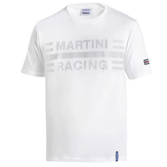 Camiseta de hombre Sparco Martini Racing Big Logo blanco