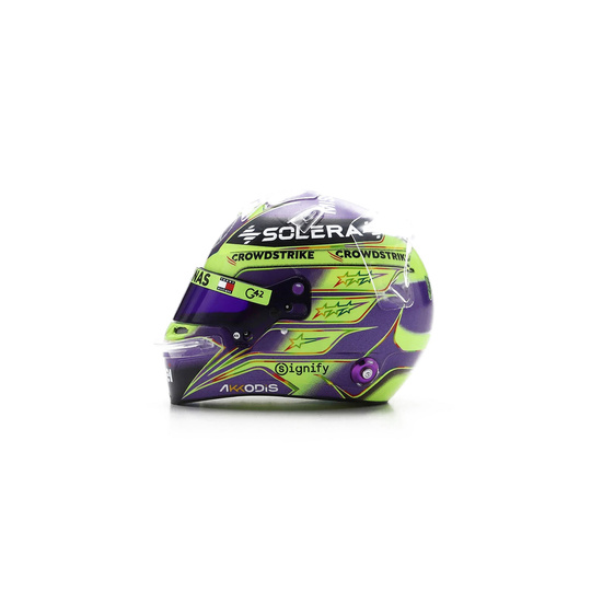 Casco de Lewis Hamilton de la Mercedes AMG Petronas para el Silverstone, escala 1:5