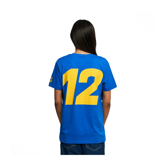 Camiseta Hashtag Ayrton Senna F1 2025 azul