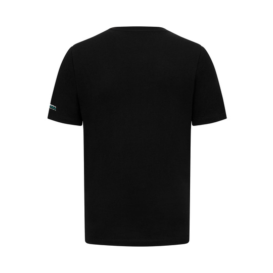 Camiseta de hombre George Russell Logo Black Mercedes AMG F1 