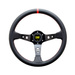 Volante OMP CORSICA BLACK-RED cuero