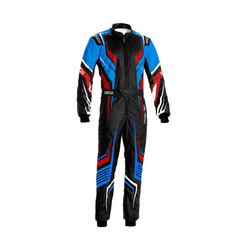 Traje de carreras Sparco Prime K MY20 negro-azul (CIK-FIA)