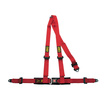 Cinturones de seguridad OMP Road de 3 puntos ECE, DA504, rojo