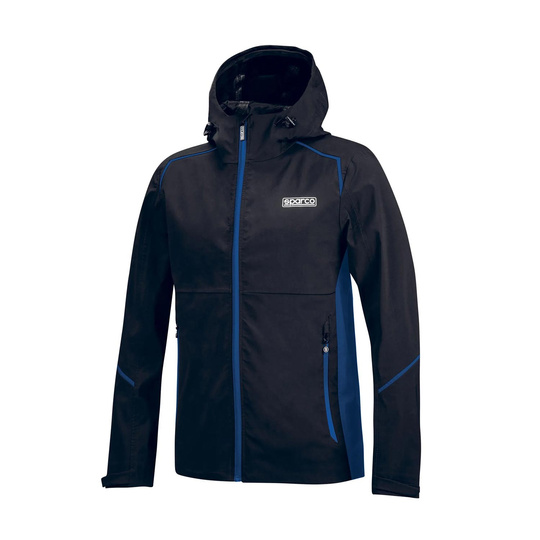 Chaqueta de hombre Sparco SHELL negro-azul