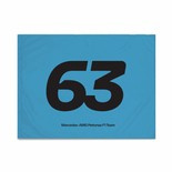 Bandera de George Russell Mercedes AMG F1 2024