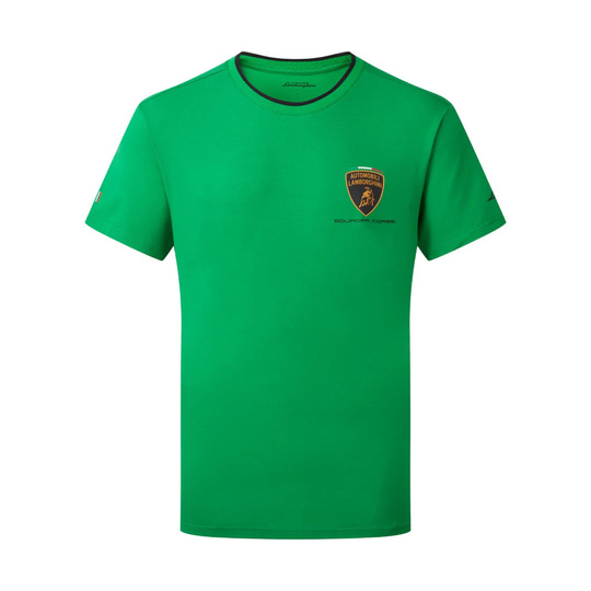 Camiseta para hombre Squadra Corse Lamborghini 2024 verde