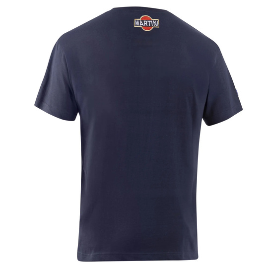 Camiseta de hombre Sparco Martini Racing Big Logo azul marino