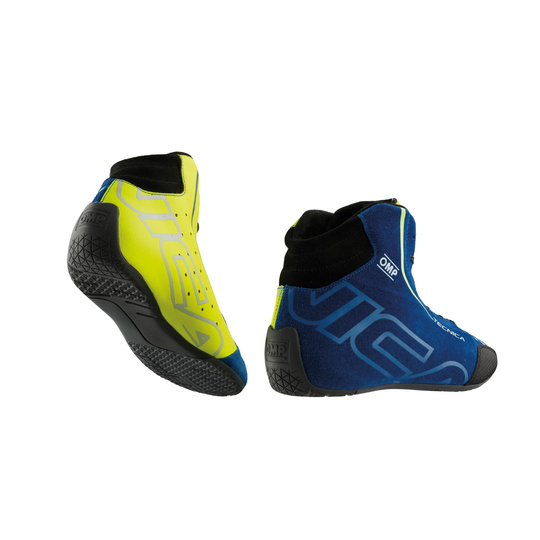 Botines OMP TECNICA my2025  azul oscuro-amarillo  (FIA)