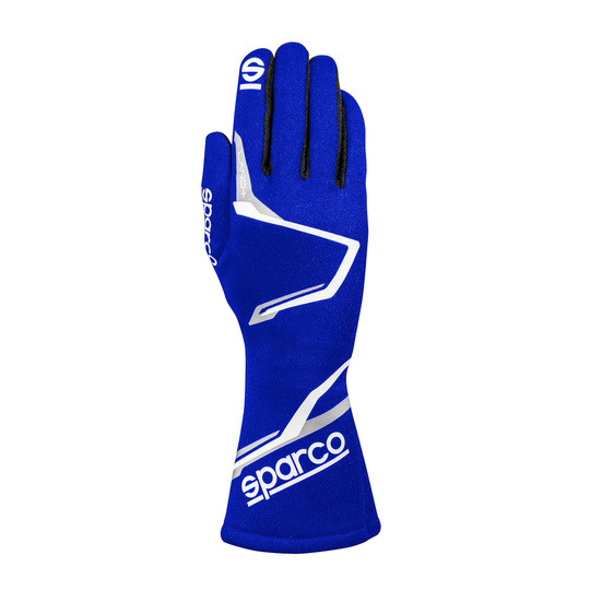 Guantes de carreras Sparco LAND+ MY25 azul (FIA)