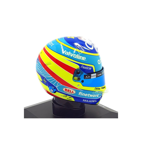 Casco de Fernando Alonso a escala 1:5 del Aston Martin F1 2025