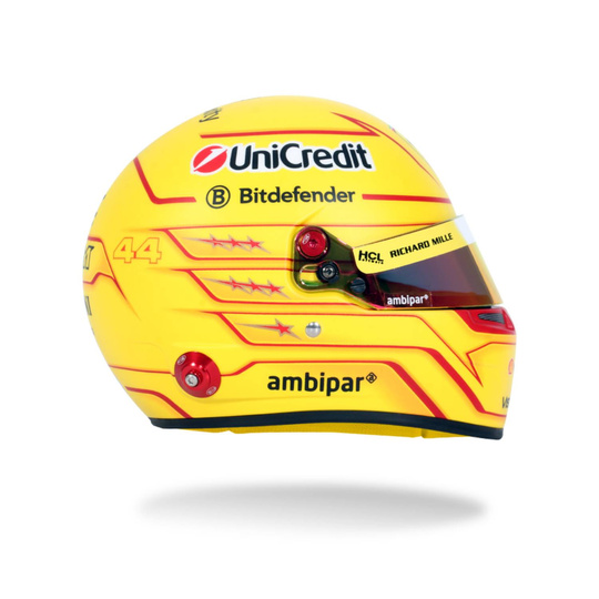 Casco de Lewis Hamilton de la Scuderia Ferrari 2025, escala 1:2