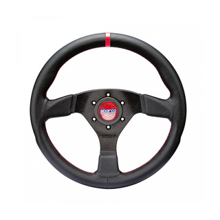 Volante Sparco R383 CHAMPION negro-rojo