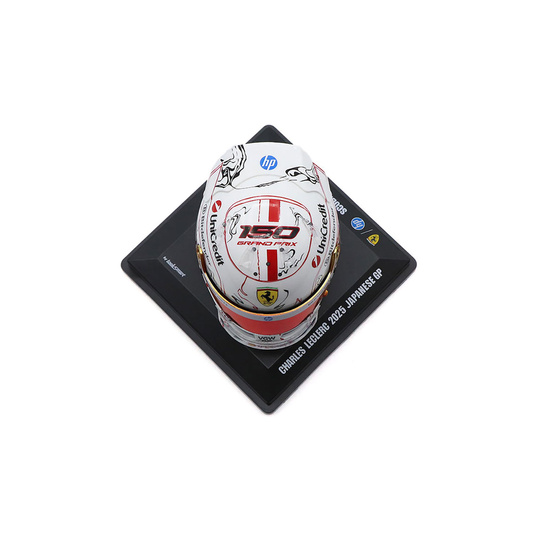 Casco de Charles Leclerc de la Scuderia Ferrari para el Gran Premio de Japan, escala 1:5