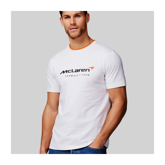 Camiseta de hombre Essentials McLaren F1 2025 blanco
