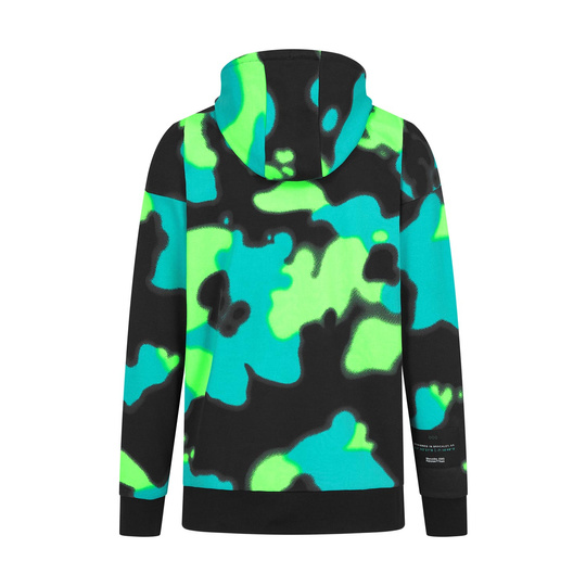2024 Mercedes AMG F1 Sudadera con capucha para hombre Spray Camo Sudadera de ajuste relajado para hombre