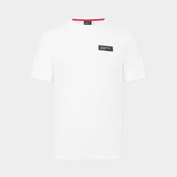 Camiseta Porsche Motorsport 2025 blanca con logo hombre