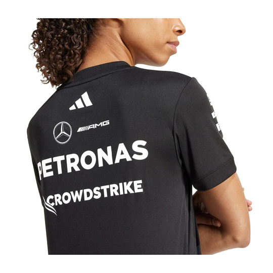 Camiseta para mujer Team Mercedes AMG F1 2025 negro
