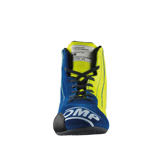 Botines OMP TECNICA my2025  azul oscuro-amarillo  (FIA)