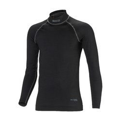 Camiseta de cuello alto Sparco SHIELD RW-9 Negro (homologación FIA)