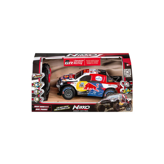 Coche a escala 1:18 RC de Toyota Gazoo Racing HILUX T1+ de N. Al-Attiyah
