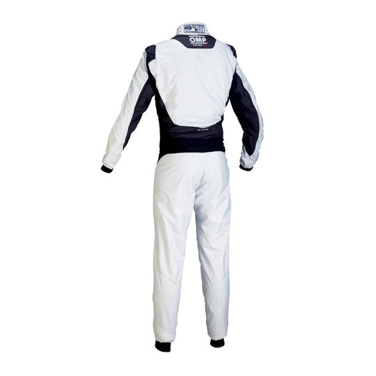 Traje de carreras OMP ONE S MY20 color plata (homologación FIA)