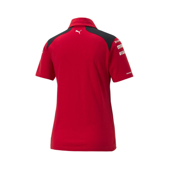 Camiseta Polo de mujer roja Team Ferrari F1 