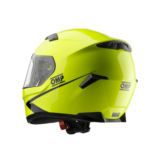 Casco cerrado de carreras OMP CIRCUIT EVO 2 amarillo