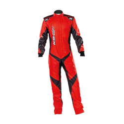 Traje kart para niños OMP KS-2 ART rojo (homologación CIK-FIA)