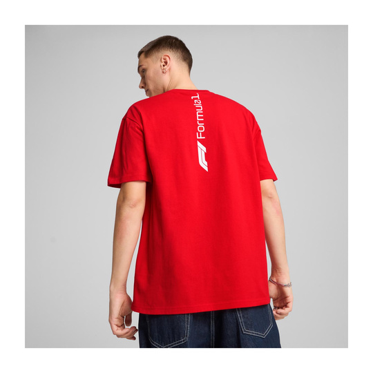 Camiseta Hombre Essential Relaxed Logo roja Formula 1 2025