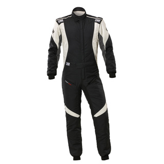 Traje de carreras OMP FIRST EVO MY25 negro (FIA)