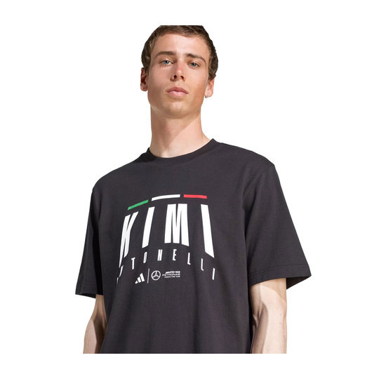 Camiseta para hombre Antonelli Mercedes AMG F1 2025 negro