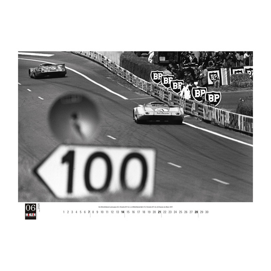  Calendario de pared Motorsport Classic McKlein 2026