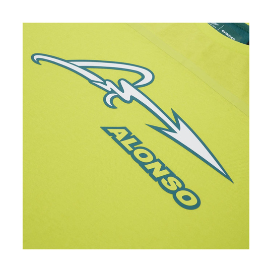 Camiseta de hombre Band Alonso Kimoa Aston Martin F1 2024 lima
