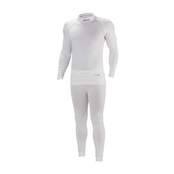 Camiseta de cuello alto Sparco SHIELD RW-9 Blanco (homologación FIA)