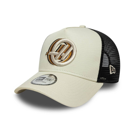 Gorra de béisbol Seasonal Trucker Haas F1 2026 crema